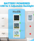 All In One Indoor Outdoor Weather Station Thermometer With Wireless Sensor, adjustable backlight comparison to others