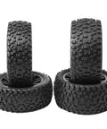 Beefy 88mm 3.46 Inch Off Road RC Tire Set With Sponge Inner And 12mm Hex Wheel Rims For 1 To 10 Scale Buggy Cars Durable Rubber Tires