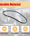 Brake Lathe Silencer 9.25 Inch Band Fit For Most Standard Lathes, rubber material, noise reduction in workshops.