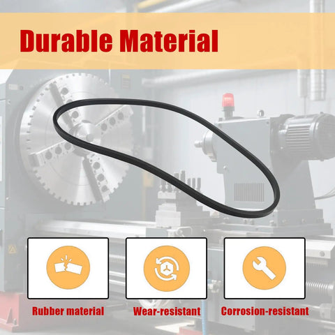 Brake Lathe Silencer 9.25 Inch Band Fit For Most Standard Lathes, rubber material, noise reduction in workshops.