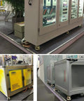 Top Shelf Leveling Casters With Slick Non Marking Rubber Pads For Workbench And Tool Cart Heavy Duty on display units