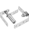 Heavy Duty Stainless Steel Door Hinge With Auto Rebound And Self Closing Function, Bidirectional Swing, Perfect For Bar Counters, Cabinets, And Outdoor Doors, stainless steel