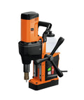 Magspeed 150 Magnetic Base Drill Featuring Dual Side Hand Feed Wheels And A Super Beefy 1500W Motor For Tough Metal Jobs That Knock It Right Out Of The Park Built Like A Tank, close-up view.