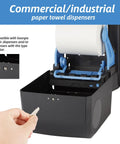 Hand using 15 Pcs Universal Paper Towel Dispenser Key Set With 3 Key Rings Replacement Keys For Most Commercial Paper Towel And Toilet Paper Dispensers Heavy Duty Emergency Access For Busy Restrooms on paper towel dispenser