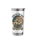 Patriotic Sailboat Stainless Steel Insulated Tumbler For Fourth Of July Freedom Fans Keeps Your Drinks Cold Or Hot For Real All Day With Heavy Duty Double Wall And Spill Proof Lid with ship design