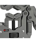 Close-up of the die head attachment on the DeWalt Flexvolt 60V Max Brushless Pipe Threader Kit With Die Heads, Cordless Power Tool.