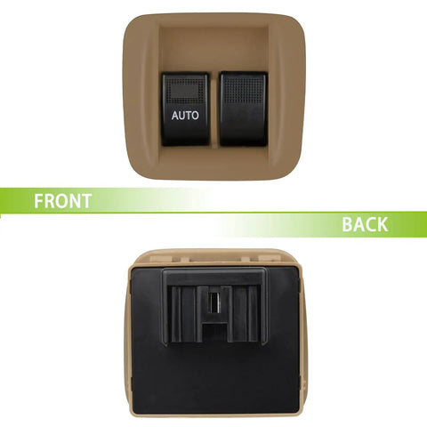 Center Console Auto Power Window Switch Tan Ride-Ready For Mazda Miata MX-5 1998 1999 2000 Up Down Function Direct Fit Replacement