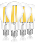 Dimmable A23 LED Bulbs 150W Equivalent 2650 Lumens 18W Energy Saver 3000K Warm White E26 Base 4 Pack Ideal For Ceiling Fixtures And Lamps