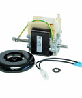 Direct Swap Draft Inducer Motor Quick Install For Carrier Furnace 318984 753 High Output Hvac Blower Assembly with black cover and wires.
