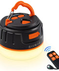 Rechargeable LED Camping Lantern With Remote Control, 1000 Lumen Tent Light, 5200mAh Battery Bank with handle and remote control