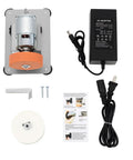3 Inch Mini Bench Grinder Packing Serious Power And Seven Adjustable Speed Modes for sharpening and polishing tools.