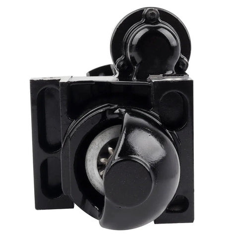 Mercruiser Volvo Penta Marine Starter Replacement for V6 V8 Engines, side view of black automotive component