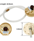 6501EA1001C Real Time Water Level Sensor Switch For Washing Machines High Precision Durable Component No Fuss Easy Install Real Time Monitoring During Wash Rinse And Drain Cycles For Top Notch Water Control And Long Lasting Performance, 22.5-inch hose, 2.4-inch sensor