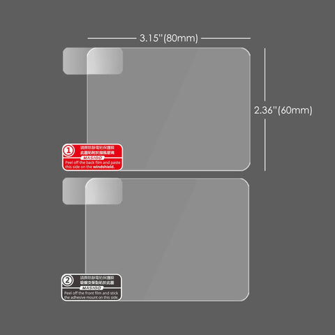 High Bond Double Sided Adhesive Pads For Dash Cam Mounts With Surface Protection Film Rock Solid Hold On Windshield And Dashboard