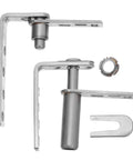 Stainless steel components of Double Swing Door Hinge Stainless Steel Self Closing Spring Hinge With Scratch And Corrosion Resistance