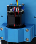 Heavy Hitting 3 Axis CNC Router Machine With 500W Air Cooled Spindle close-up of the motor assembly and connections for precision control.