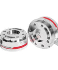 Front view of Six Axis Force Sensor For Industrial Robots Heavy Duty With Multi Dimensional Torque Measurement Alloy Steel Construction