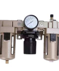 Heavy Duty Pneumatic FRL Combination Unit For Clean Dry Compressed Air Systems With Filter Regulator Lubricator Fiber Core AC5000-10D