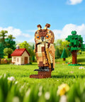 Owl Model Kit Building Set For Adults And Kids Ages 9 And Up, Super Fun Creative Animal Figures Collection, Ideal Valentines Day And Birthday Gift For Boys Girls Couples And Animal Lovers. Owl display model on grass