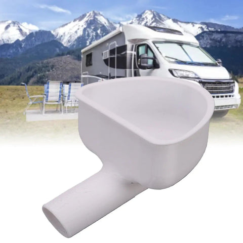 Wide Mouth RV Water Inlet Funnel With Rotating Lock for easy fresh water tank fill near motorhome
