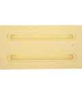 Top view of Lightweight PVC Hydrofoil Track Box Base for surf and windsurf foils showing precision groove design.