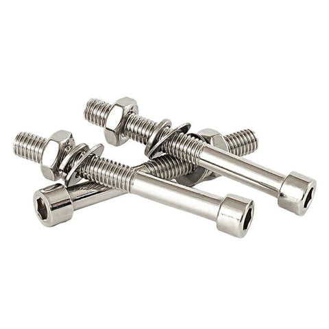 Beefy Hex Socket Head Cap Screws And Nuts Kit For M6 And M8 Semi Threaded Allen Bolts 304 Stainless Steel M8x75 20 Sets For Indoor And Outdoor Projects Great For Mechanical DIY And Auto Repairs close-up