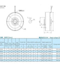 Technical diagram and specifications of Hollow Thin Magnetic Powder Brake 50 Nm Torque Medium Load Rewinding Brake