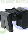 Center Console Cup Holder Divider Insert Black For Lexus RX350 RX450H 2010 2011 2012 2013 2014 2015 Keeps Drinks Secure Spill Free Replacement Part 556180E040 Easy Fit