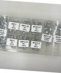 All-In-One 260Pc Hydraulic Grease Fitting Replacement Kit For Cars, Trucks, ATVs, And Motorcycles, organized case