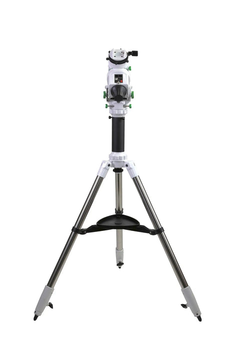 Star Adventurer GTI Full GoTo Astrophotography Mount Kit with tripod and pier extension, front view.