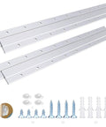 Built Like A Tank Aluminum French Cleat Picture Hanger 18 Inch Set with interlocking mounts and hardware kit.
