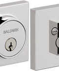 Premium Solid Brass Electronic Deadbolt With Bluetooth And WiFi Compatibility offers a polished chrome finish for secure keyless access.