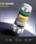 Exploded view of the Top Tier Ag13 Lr44 Battery 24 Pack 15 Volt Alkaline Button Coin Cells showcasing secure leak-proof design.