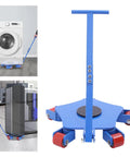 Heavy Duty Machinery Mover Dolly Set With Eight Thousand Pound Capacity And Smooth Rolling Swivel Wheels for moving appliances.