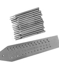 Pro Grade Miniature Tap And Die Set 14 Piece Watch Repair Tool Kit With Screw Plate for 0.7 to 2 mm threads.