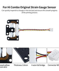 Auto Bed Leveling Sensor With Strain Gauge For Hi Series 3D Printer Replacement Bed Leveler For Hi Combo Models shown with details