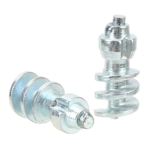 Built Tough 50 Pcs Tungsten Steel Screw Tire Studs And Heavy Duty Winter Snow Spikes close-up view showing steel screw design.
