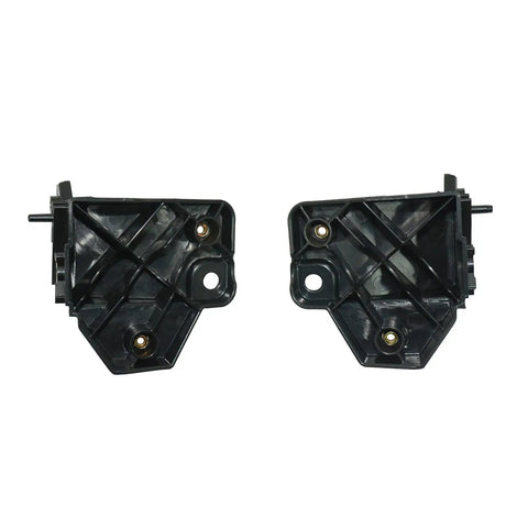 Solid Build Headlight Bracket Retainer Supports For Tesla Model S 2016 Through 2020 black plastic left right pair