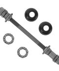Beefy 180mm Mountain Bike Rear Axle With Titanium Alloy Shaft Hollow Hub And Ball Bearing Kit visible with components