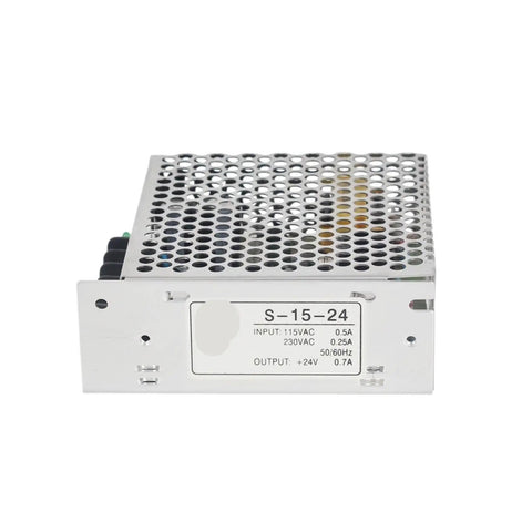 15W 12V DC Single Output Industrial Switching Power Supply For Tough Builds Beefy Compact Converter High Efficiency Industrial Grade Electrical Supply For Machinery And Automation, metal vented case