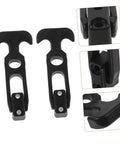 Two Pack Flexible Latch Kit For Toolbox And Cabinet Hoods, Beefy Built Tough Heavy Duty T Handle Hasp With Vibration Absorption