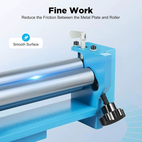 Rocksteady Manual Sheet Metal Bending Machine 30cm Slip Roller With Hand Crank Adjustable Diy Metal Shaping Tool Bad Boy Of The Workbench Heavy Duty Shop Tool
