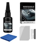 Windshield Chip Repair Kit 2026 Upgraded Formula Quick Fix With 30ml Glass Repair Liquid, 1 towel, blade, 5 curing films