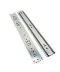 45mm Full Extension Drawer Runners with Ball Bearing Rails for Kitchen Cabinets, Desks, and Cupboards. Zinc Telescopic Slides.