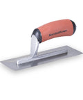 Mini Trowel For Finishing Concrete 8 Inch By 3 Inch Carbon Steel Blade With Lightweight Aluminum Xtralite Mounting For Precise Control