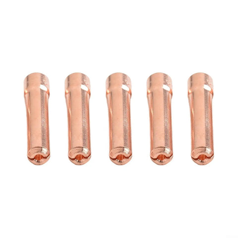 Get Ready For Precision Welding With This Stubby Gas Lens Kit Compatible With WP17 18 26 Torches Plus 10N23S Collet And 17GL116 parts including 5 copper collets.