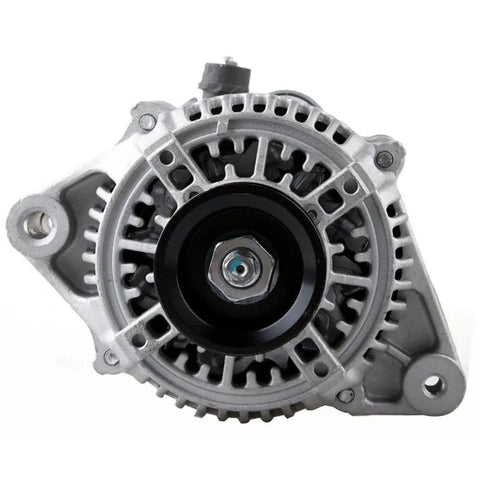 Heavy Duty Replacement Alternator For Toyota Camry 2.2L 1997-2001 Solara 2.2L 1999-2001 L4 Gas 90 Amp front view with 5-groove pulley.