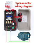 Magnetic Motor Starter For Three Phase Motors Seven And A Half Horsepower 220 To 240 Volt With Overload Protection
