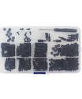 Top Shelf Nylon Screw Kit Hella Durable M3 And M2.5 Hex Bolts Nuts For Raspberry Pi Rig Setup in organized storage case.