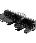 Heavy Duty Espresso Tamper Holder Wall Mount Portafilter Rack With Drip Tray Kitchen Coffee Accessories Organizer dimensions 32cm x 8cm